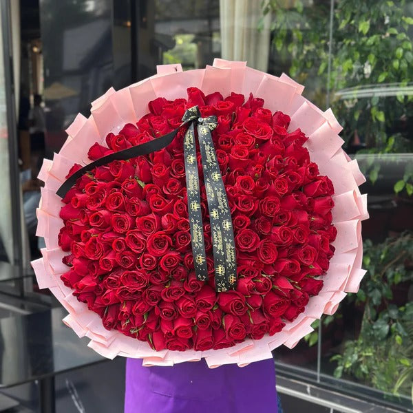 Rosy Harmony Bouquet- 200  stems